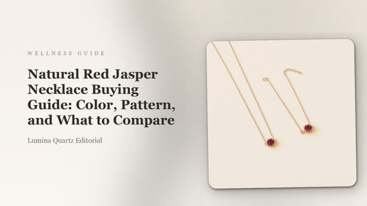 Natural Red Jasper Necklace Buying Guide: Color, Pattern, and What to Compare crystal guide cover