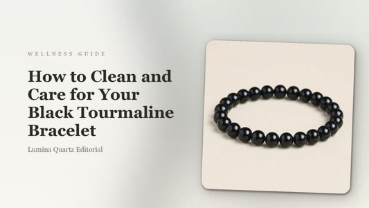 How to Clean Your Black Tourmaline Crystal Bracelet for Protection and Grounding crystal guide cover