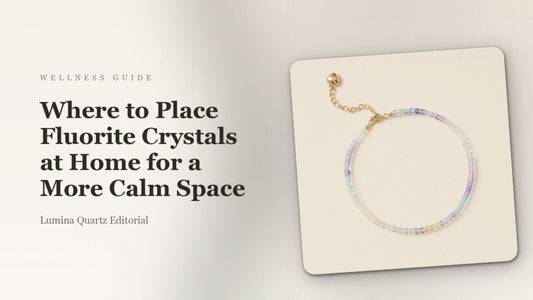 Where to Place Fluorite Crystals at Home for a More Calm Space