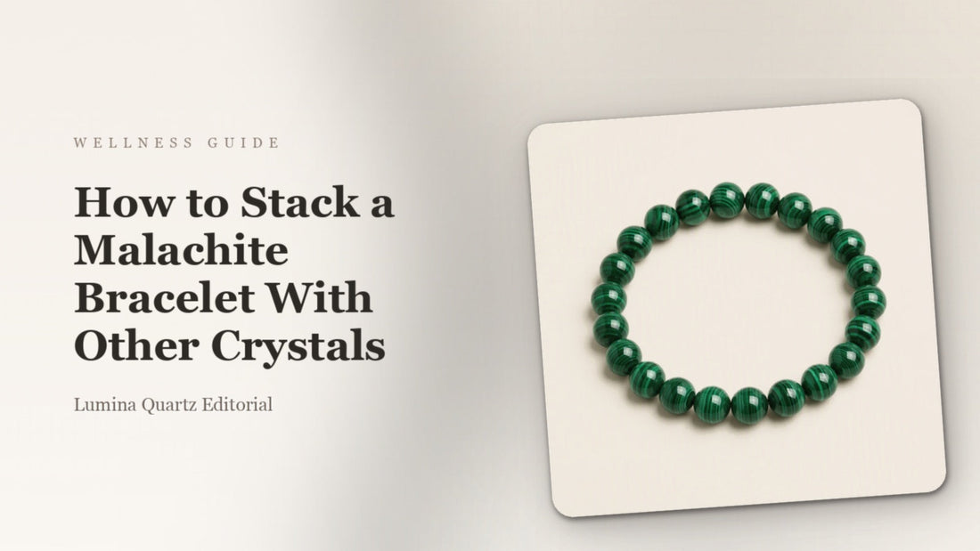 Malachite Bracelet Stacking Guide: How to Pair Crystals for a Balanced Stack crystal guide cover