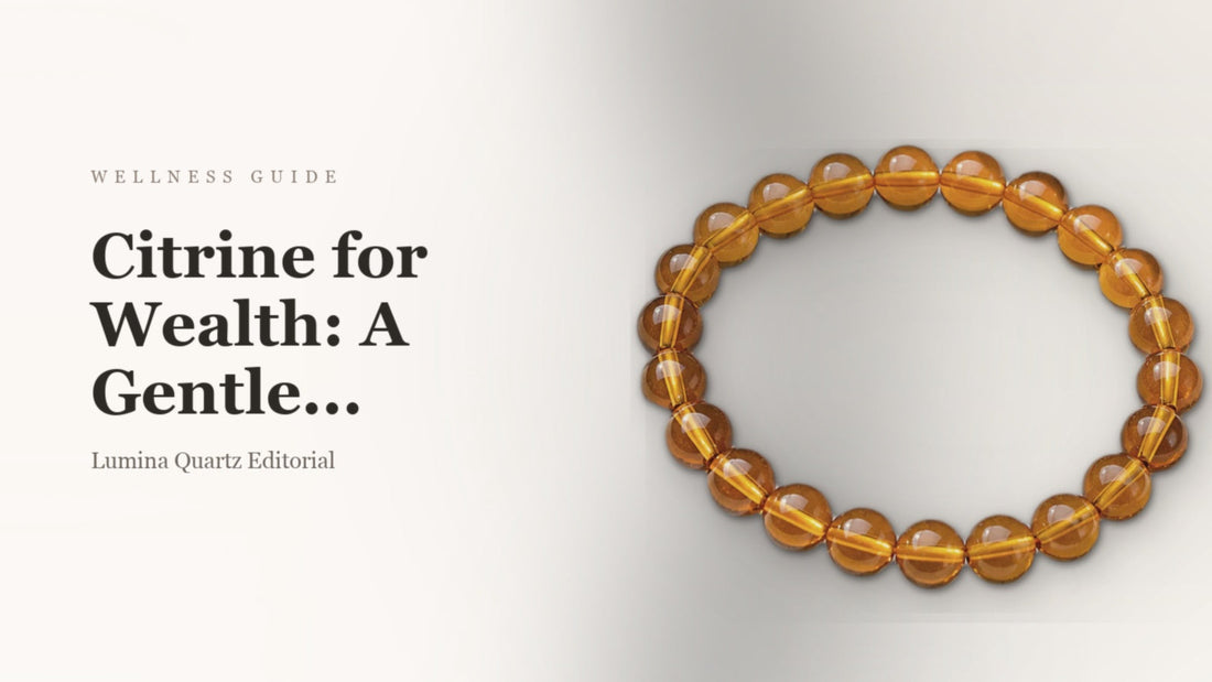 Featured image for Citrine for Wealth: A Gentle Beacon for Abundance and Self-Worth