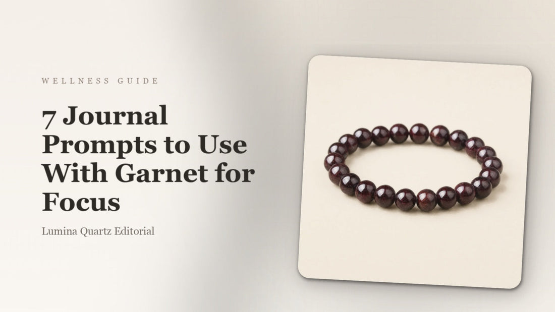 7 Garnet Crystal Journal Prompts for Focus and Concentration