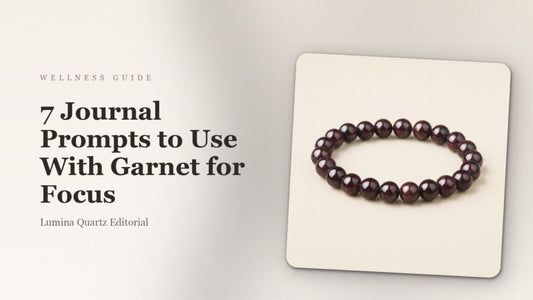 7 Garnet Crystal Journal Prompts for Focus and Concentration