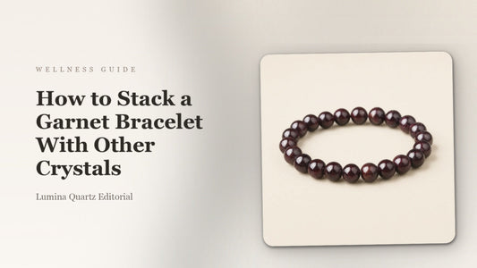 How to Stack a Garnet Bracelet with Other Crystals for Focus and Motivation