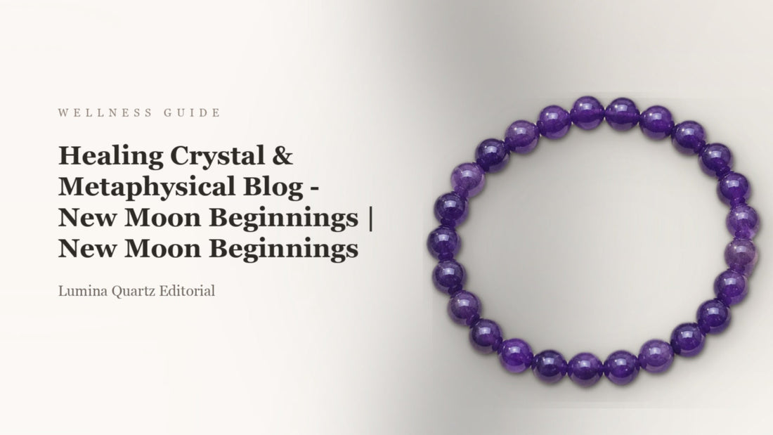 New Moon Crystal Ritual: Best Stones, Cleansing, and Intention Setting