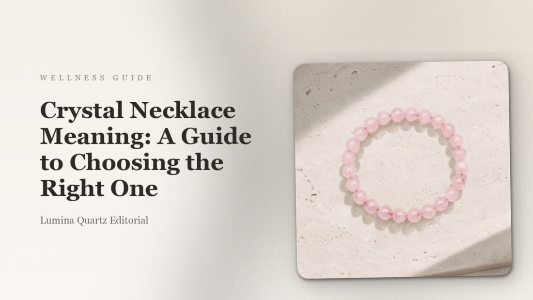Crystal Necklace Meaning: A Guide to Choosing the Right One crystal guide cover