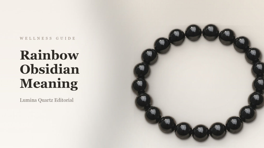 Rainbow Obsidian Meaning: A Complete Crystal Guide for Grounding and Protection crystal guide cover
