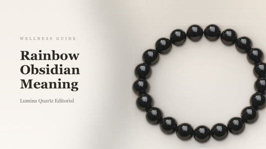 Rainbow Obsidian Meaning: A Complete Crystal Guide for Grounding and Protection crystal guide cover