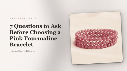Pink Tourmaline Crystal Bracelet Buying Guide: 7 Questions to Ask for Focus & Confidence crystal guide cover