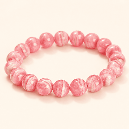 Rhodochrosite Bracelet – Compassionate Courage | Lumina Quartz - main