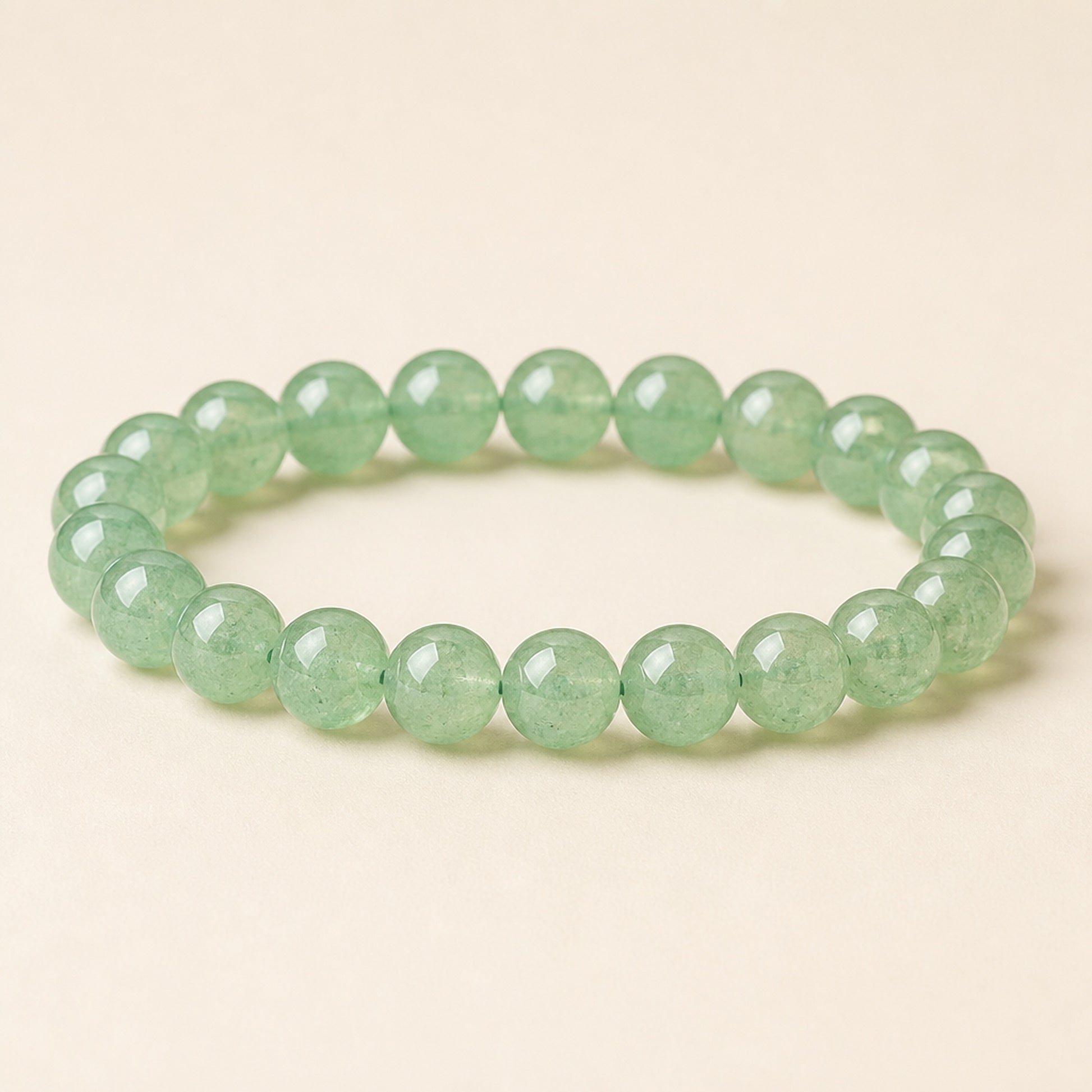 Green Strawberry Quartz Clarity Bracelet – Clear Intention | Lumina Quartz - main