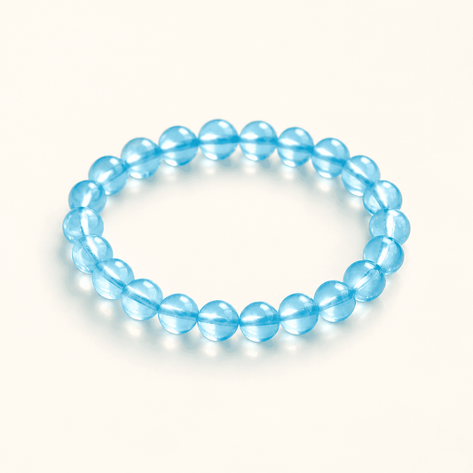 Aquamarine Mindful Bracelet – Intentional Energy - main