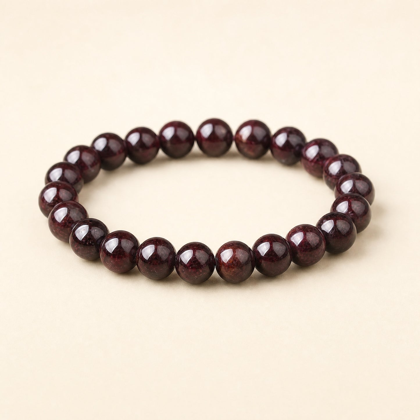 Garnet Confidence Bracelet – Grounded Strength | Lumina Quartz - main