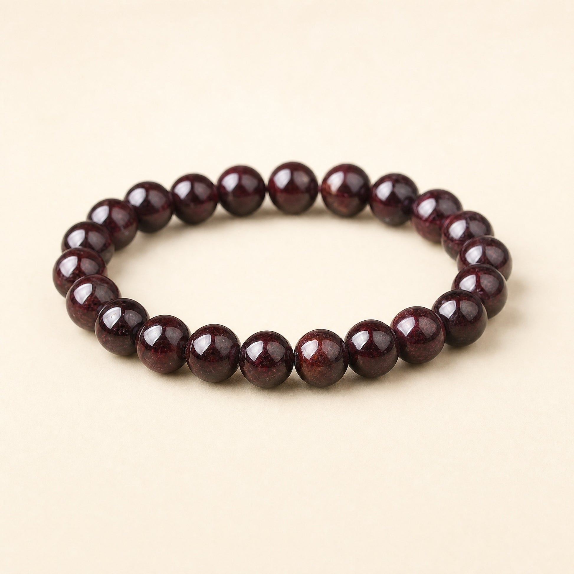 Garnet Confidence Bracelet – Grounded Strength | Lumina Quartz - main