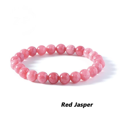 Red Jasper Bracelet – Steady Resolve | Lumina Quartz - macro