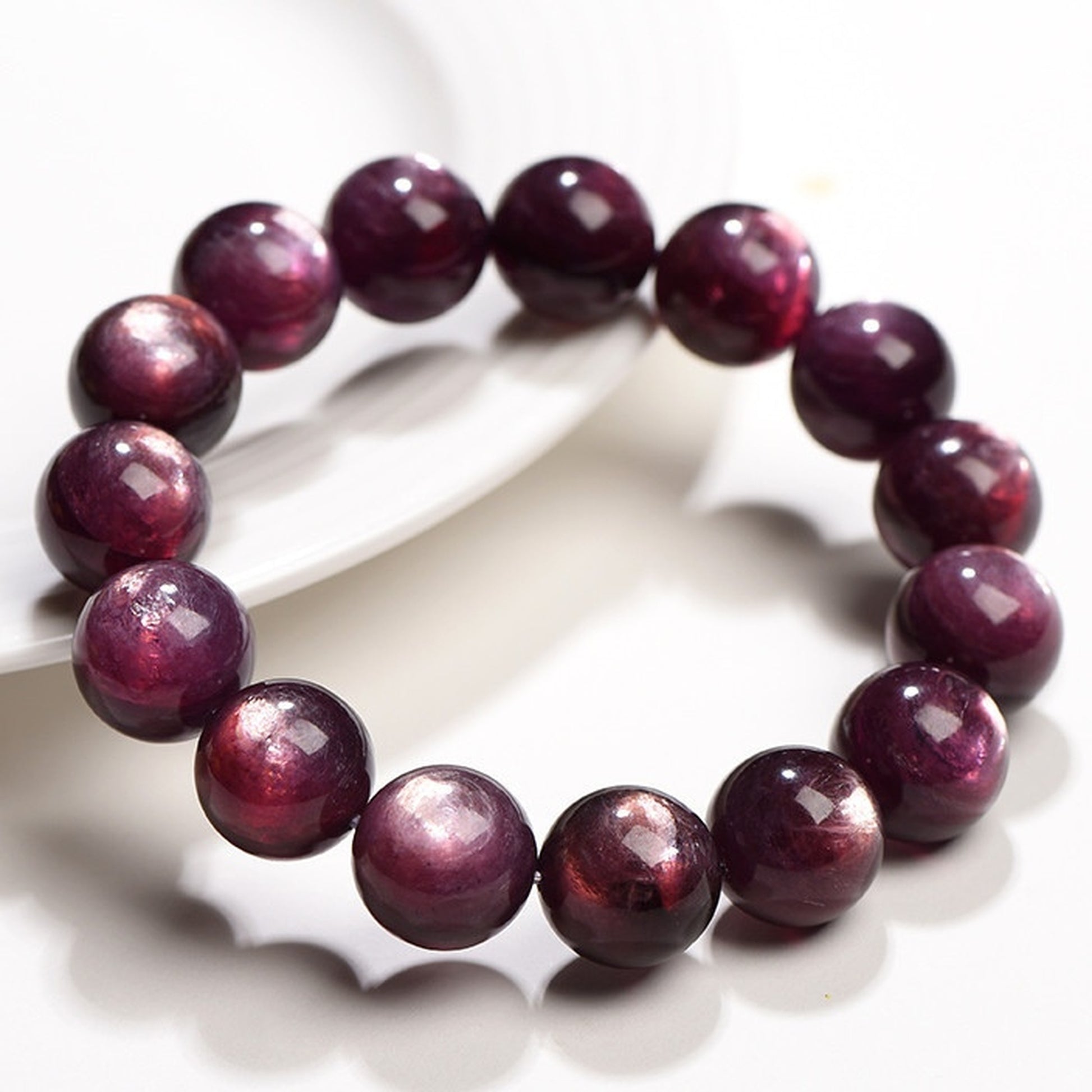 Lepidolite Calm Bracelet – Peaceful Clarity | Lumina Quartz - macro