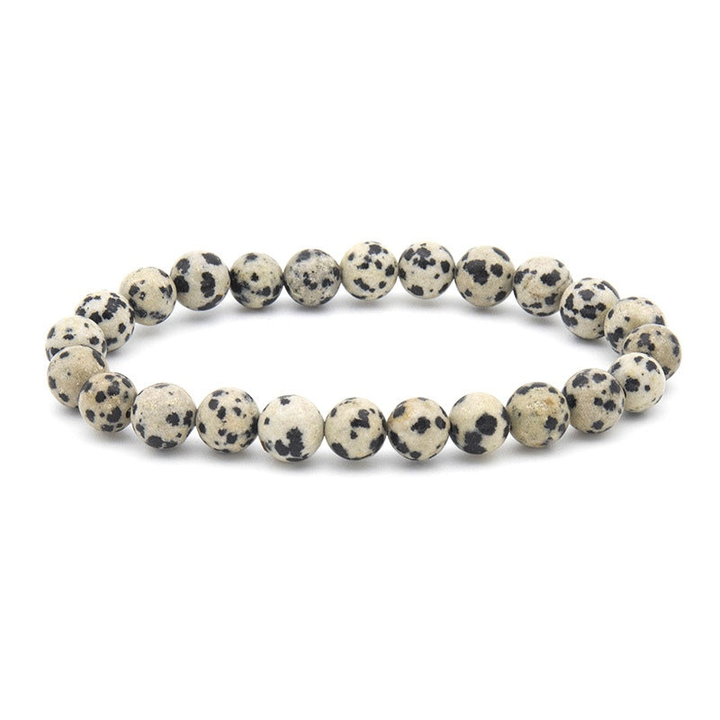 Dalmatian Jasper Bracelet – Playful Grounding | Lumina Quartz - macro