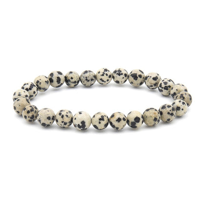 Dalmatian Jasper Bracelet – Playful Grounding | Lumina Quartz - macro