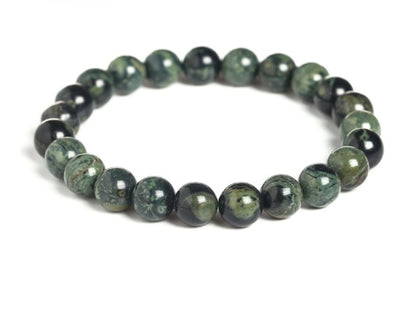 Kambaba Jasper Bracelet – Earthy Stillness | Lumina Quartz - macro
