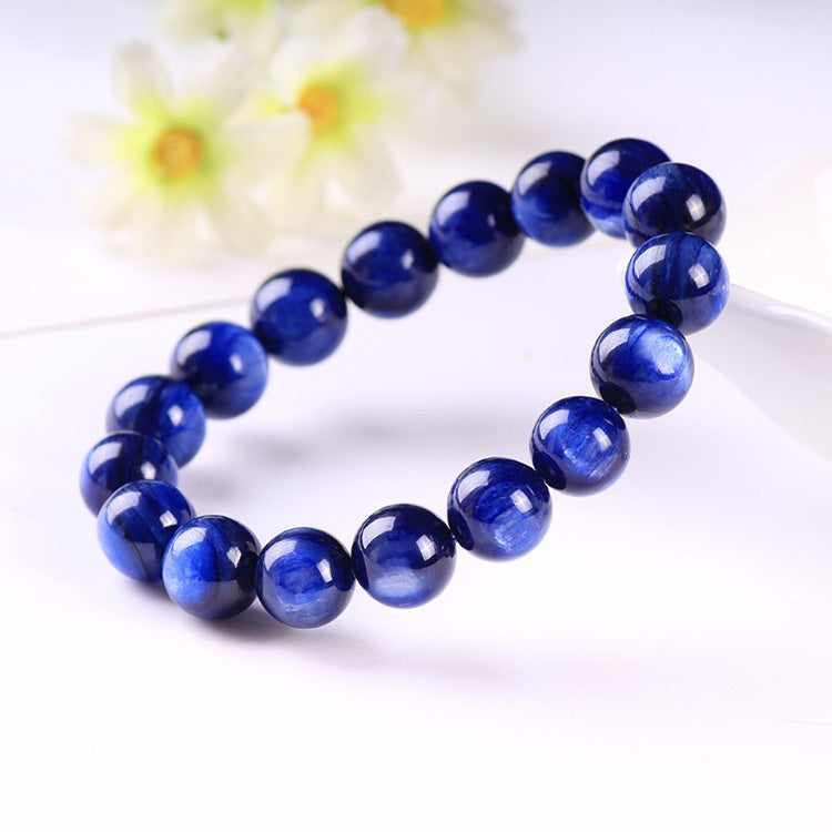 Kyanite Mindful Bracelet – Intentional Energy | Lumina Quartz - macro
