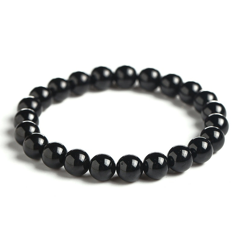 Black Tourmaline Protection Bracelet – Grounded Confidence | Lumina Quartz - macro