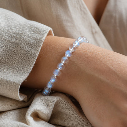 labradorite Bracelet – Reflective Change | Lumina Quartz - wearing