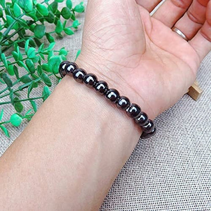 hematite Bracelet – Centered Resolve | Lumina Quartz - wearing