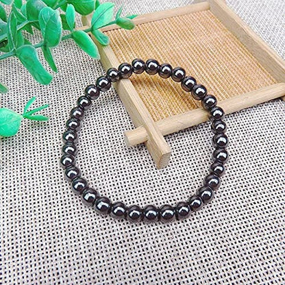 hematite Bracelet – Centered Resolve | Lumina Quartz - lifestyle