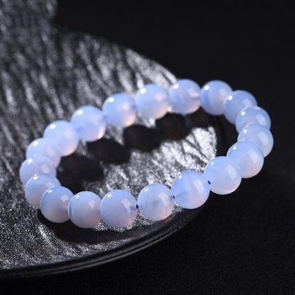 Blue Lace Agate Bracelet – Soft-Spoken Calm | Lumina Quartz - lifestyle