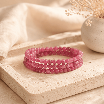 Pink Tourmaline Bracelet – Tender Confidence | Lumina Quartz - lifestyle