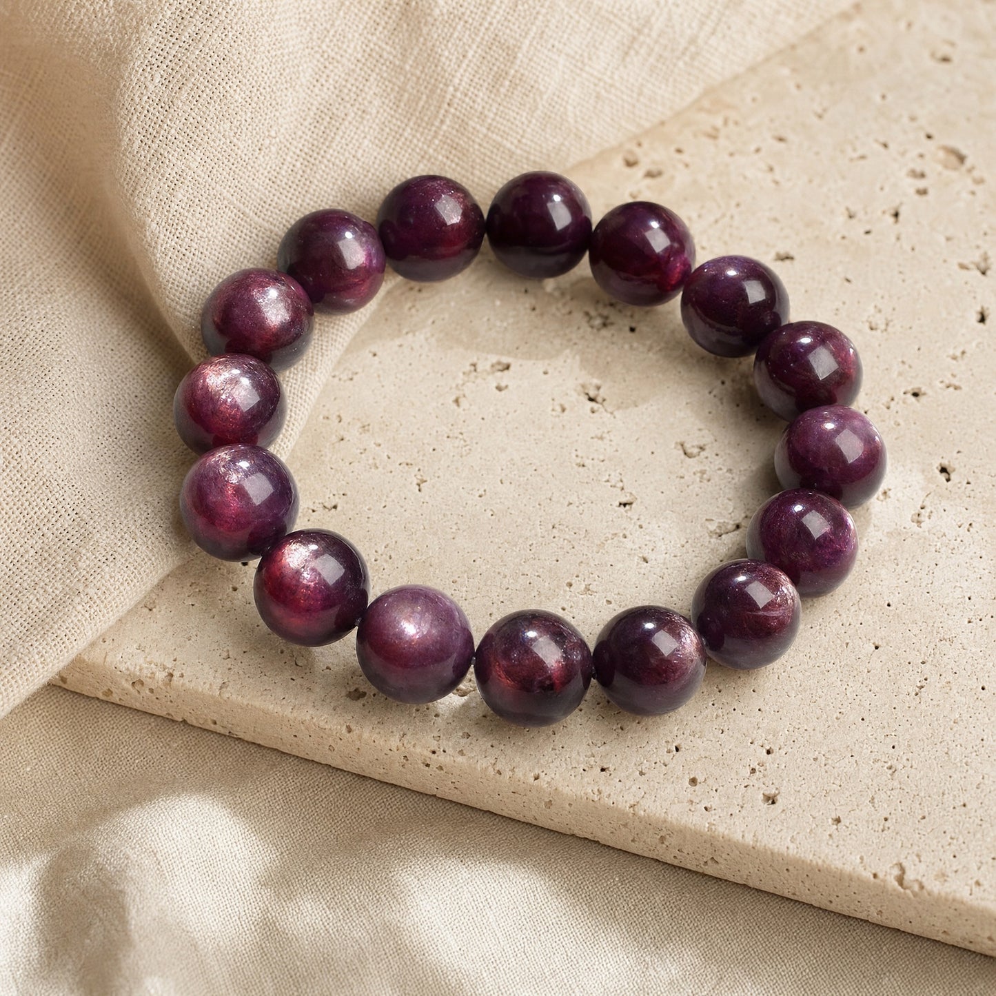 Lepidolite Calm Bracelet – Peaceful Clarity | Lumina Quartz - lifestyle