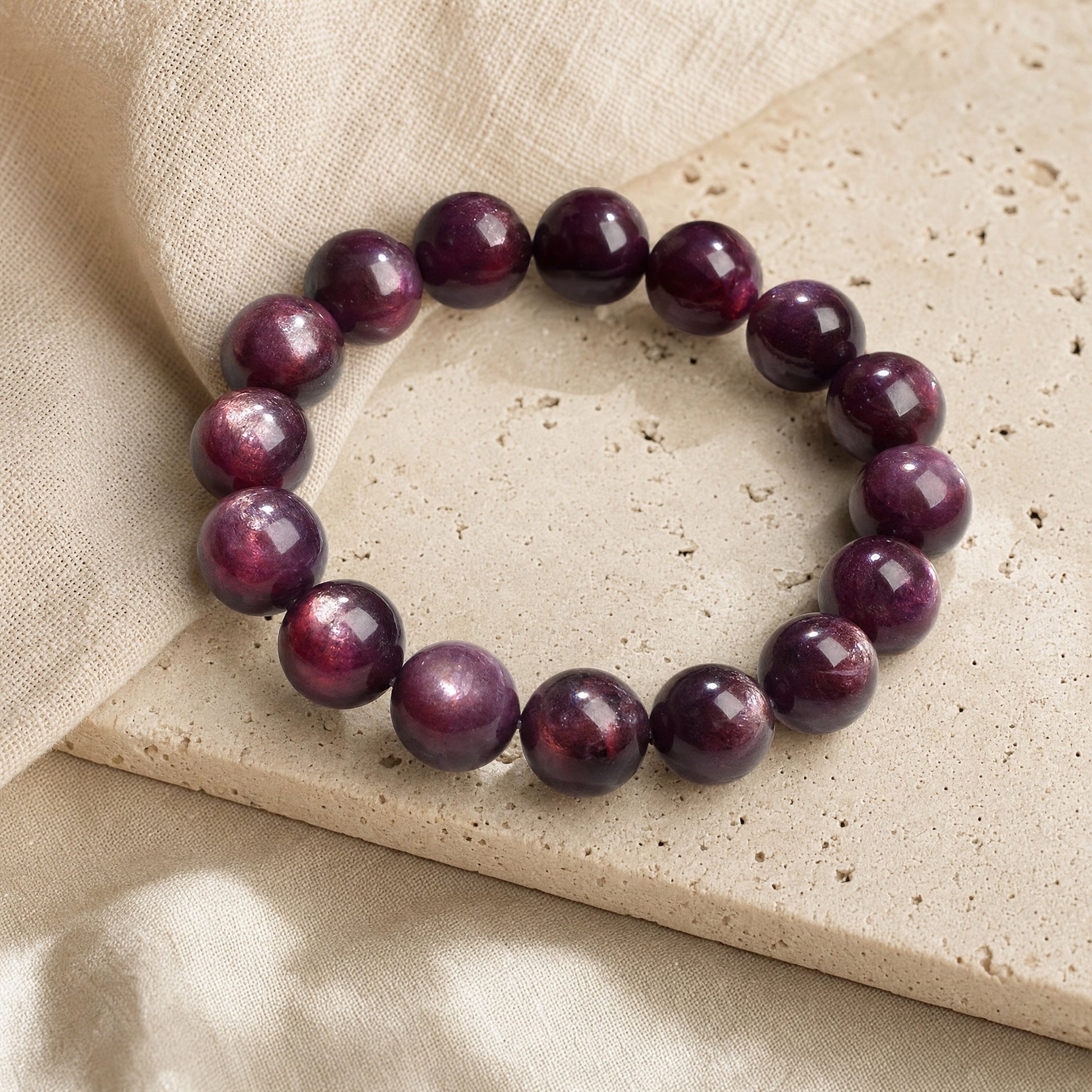 Lepidolite Calm Bracelet – Peaceful Clarity | Lumina Quartz - lifestyle