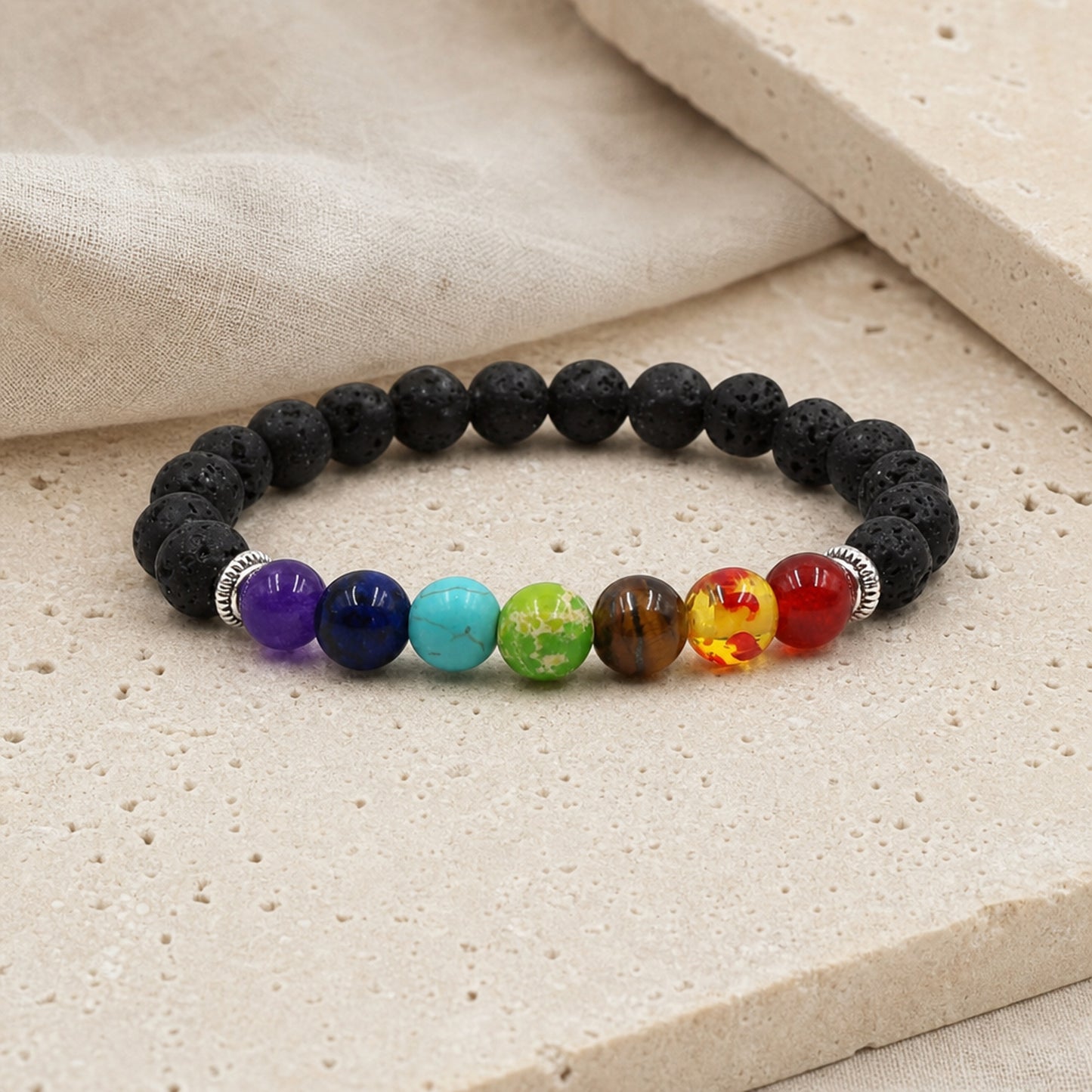 Seven Chakra Mindful Bracelet – Intentional Energy | Lumina Quartz - lifestyle