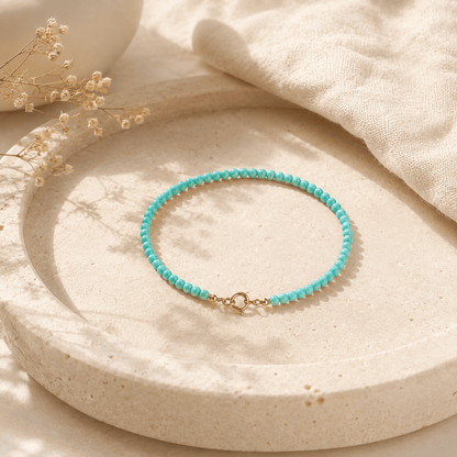 turquoise Bracelet – Open-Sky Expression | Lumina Quartz - lifestyle