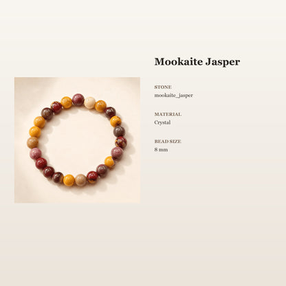 Mookaite Jasper Bracelet – Adventurous Choice | Lumina Quartz - size_card
