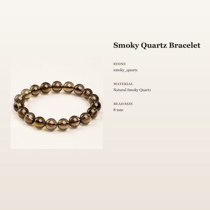 smoky_quartz Bracelet – Calm Release | Lumina Quartz - size_card