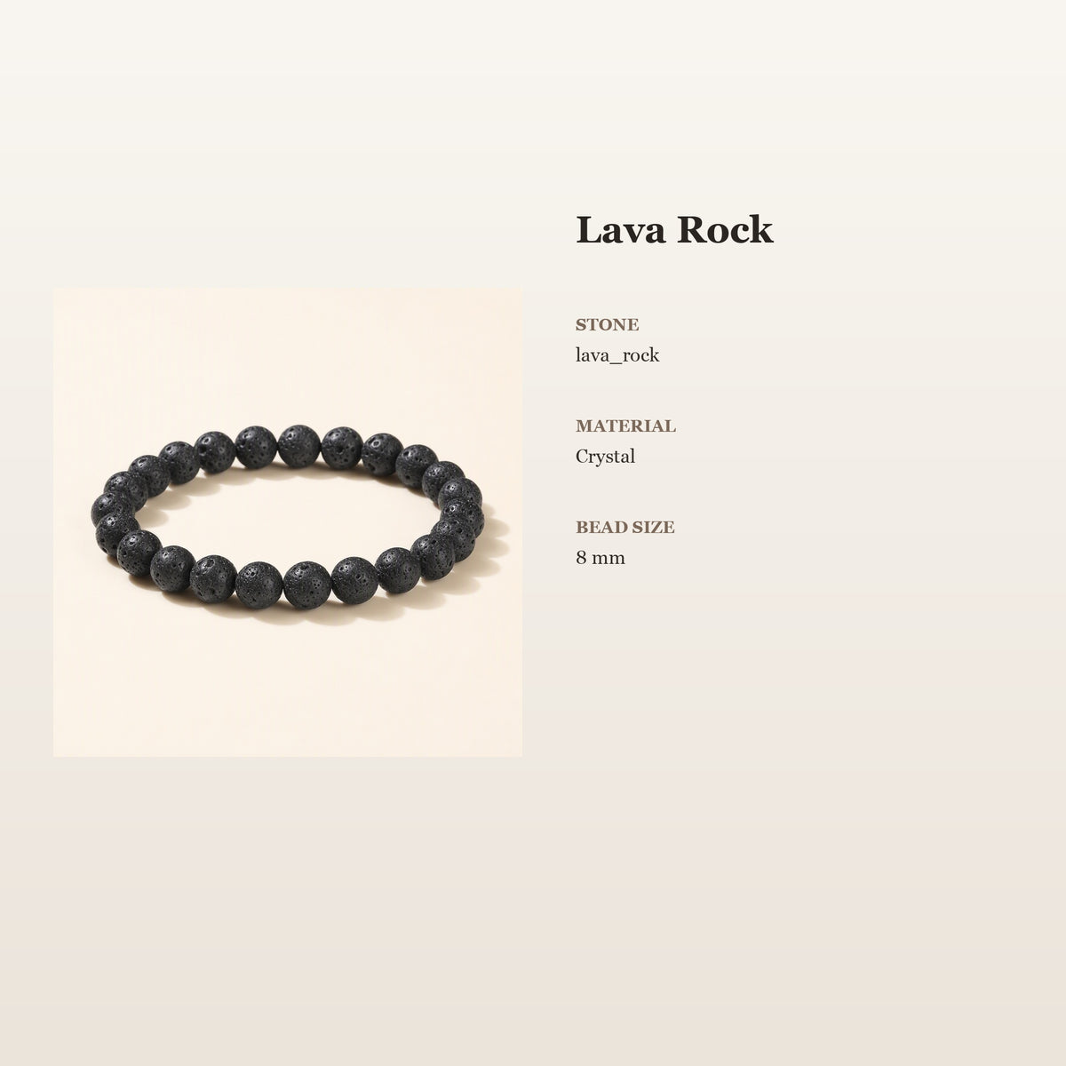 lava_rock Bracelet – Elemental Grounding | Lumina Quartz - size_card