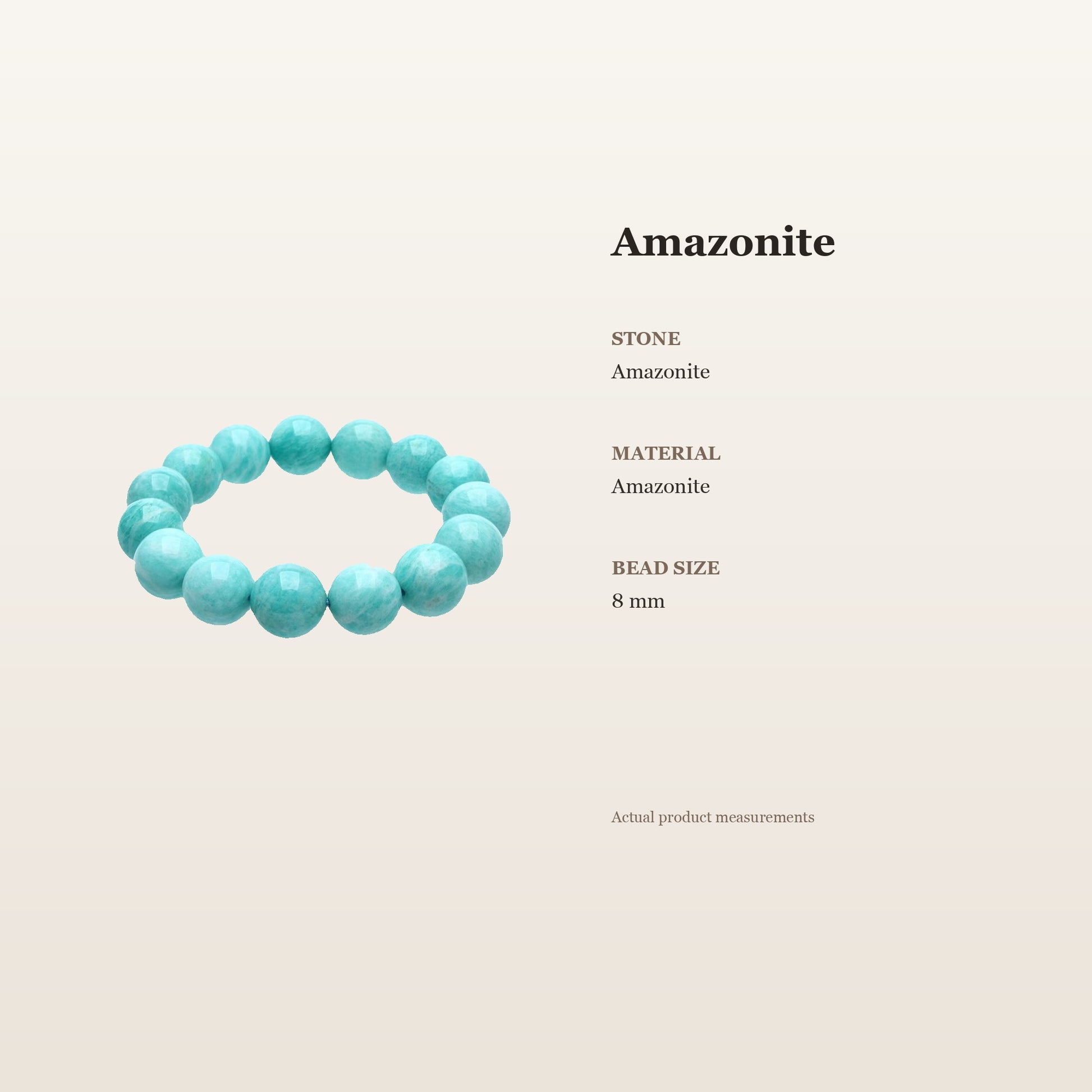 Amazonite Mindful Bracelet – Intentional Energy | Lumina Quartz - size_card