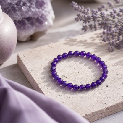 Amethyst Calm Bracelet – Find Your Inner Peace crystal bracelet