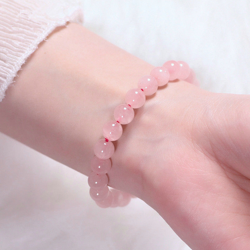 Rose Quartz Self Love Bracelet – Open Your Heart | Lumina Quartz