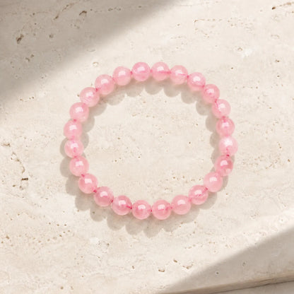 Rose Quartz Self Love Bracelet – Open Your Heart crystal bracelet
