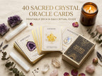 The Sacred Crystal Oracle Deck · 40 Printable Pocket Archetype Cards & Guidebook